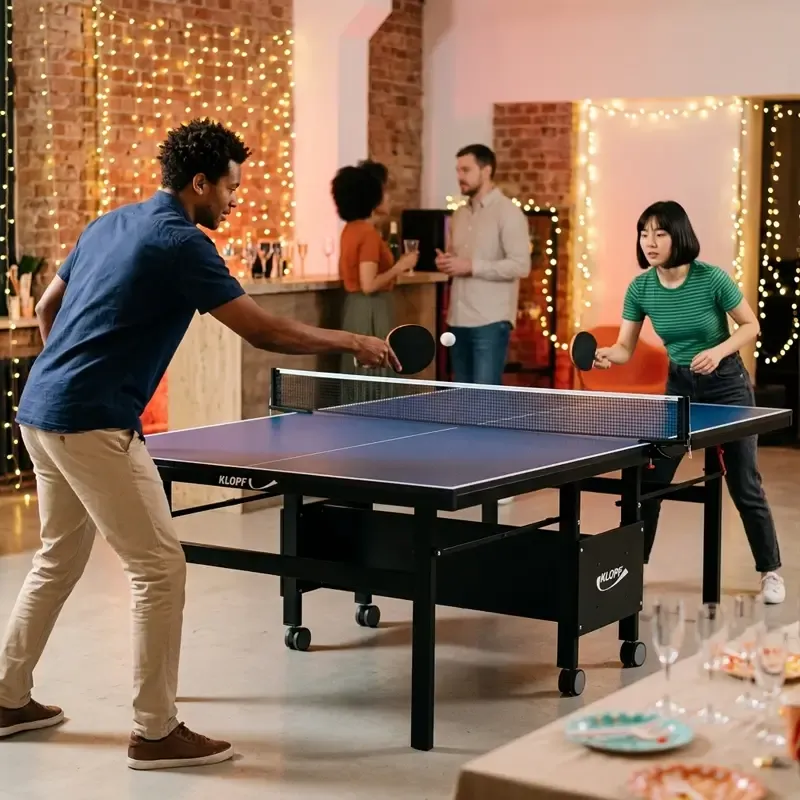Mesa de ping pong montada em festa em Cascavel PR